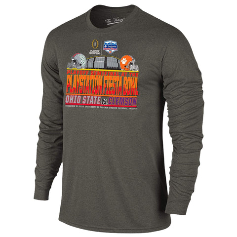 Shop 2016 Fiesta Bowl Clemson Ohio State College Football Playoff Stadium LS T-Shirt - Sporting Up