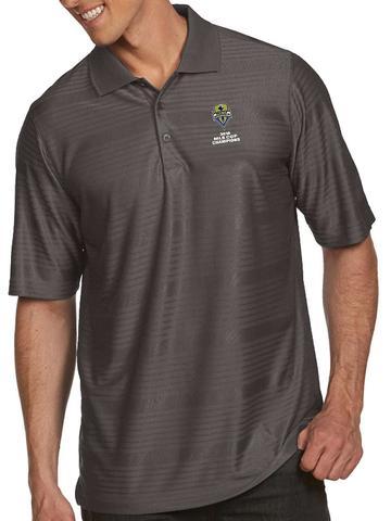 Seattle Sounders Antigua 2016 MLS Cup Champions Grey Performance Golf Polo Shirt - Sporting Up