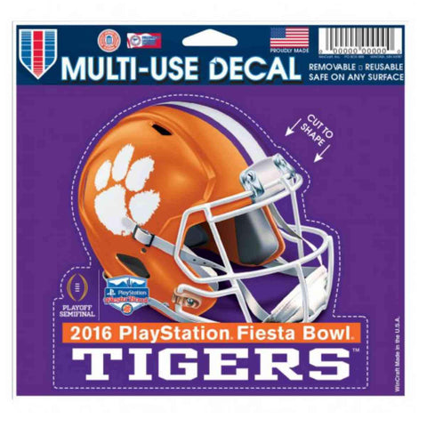 Shop Clemson Tigers 2016 College Football Playoff Semifinal Multi-Use Decal - Sporting Up