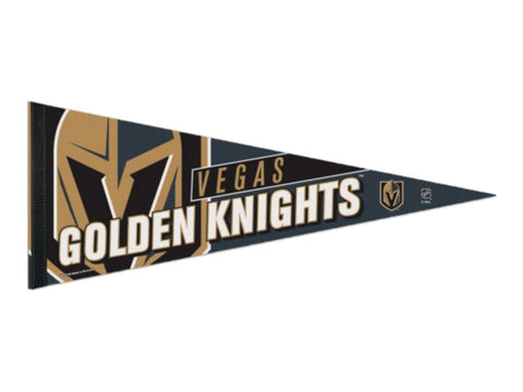 Shop Las Vegas Golden Knights NHL WinCraft Steel Gray Premium Felt Pennant (12"x30") - Sporting Up