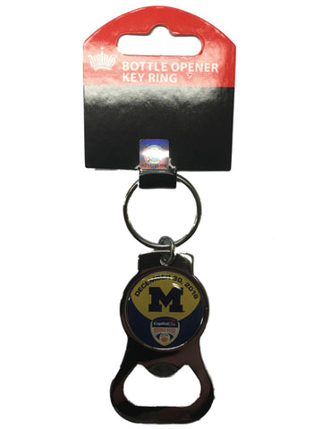 Michigan Wolverines 2016 Orange Bowl Aminco Metal Bottle Opener Keychain - Sporting Up