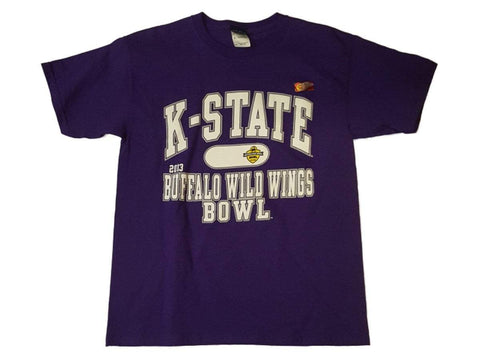 Shop Kansas State Wildcats 2013 Buffalo Wild Wings Bowl Youth Purple T-Shirt - Sporting Up
