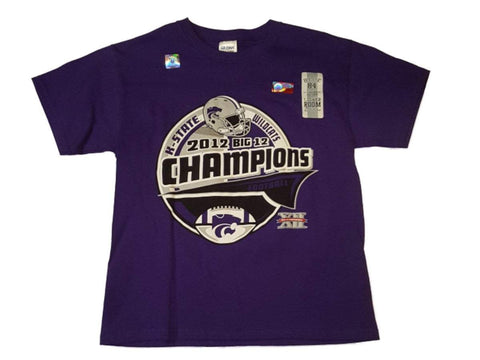 Kansas State Wilcats Football 2012 Big 12 Champions Jugend-SS-Crew-T-Shirt – sportlich