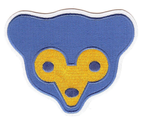 Chicago Cubs Emblem Source Retro 1960s Bear Face Jersey Sleeve Collector Patch - Sporting Up