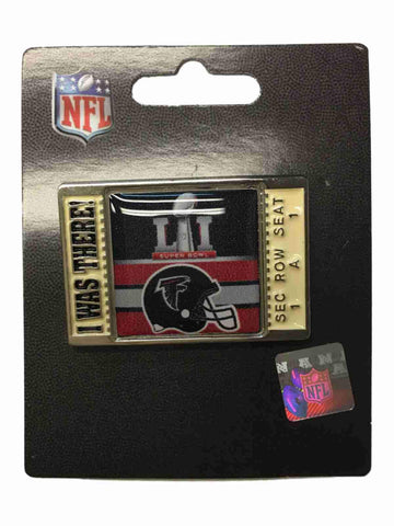 Boutique Atlanta Falcons 2017 Super Bowl Li 51 Aminco "J'étais là!" épinglette en métal - faire du sport