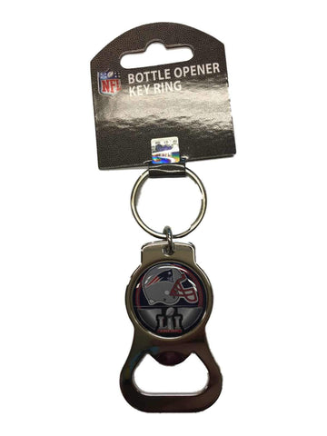 New England Patriots 2017 Super Bowl Li 51 Aminco Metall-Flaschenöffner-Schlüsselanhänger – sportlich