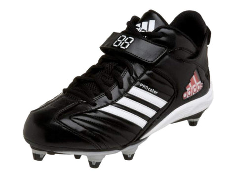 Shop Adidas Pro Color 2 D MID Black & White Football Shoes Cleats - Sporting Up