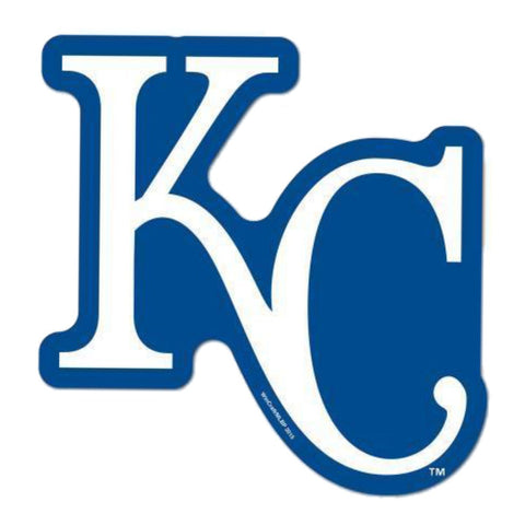 Logo blanc bleu MLB WinCraft des Royals de Kansas City sur l'emblème de la calandre de la voiture Gogo - Sporting Up