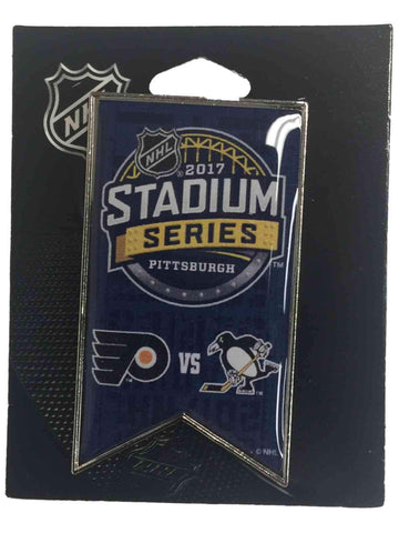 Shop Pittsburgh Penguins Philadelphia Flyers 2017 Stadium Series Dueling Banner Pin - Sporting Up