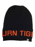 Auburn Tigers TOW Navy Leisure Knit Slouchy Hipster Hanging Beanie Hat Cap - Sporting Up