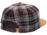 Boston Bruins Zephyr Black Gold Gaelic Snap Plaid Adjustable Snapback Hat Cap - Sporting Up