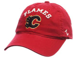 Calgary Flames Zephyr Red Centerpiece Adjustable Strap Slouch Hat Cap - Sporting Up