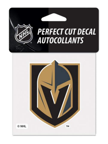 Shop Las Vegas Golden Knights NHL WinCraft Black & Gold Perfect Cut Decal (4"x4") - Sporting Up