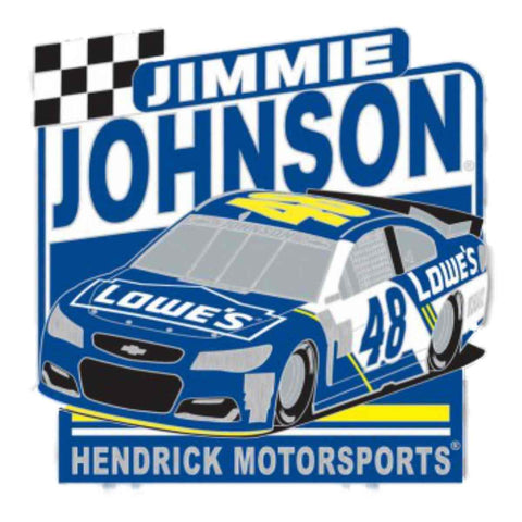 Shop Jimmie Johnson #48 NASCAR Lowe's Hendrick Motorsports Metal Lapel Pin - Sporting Up