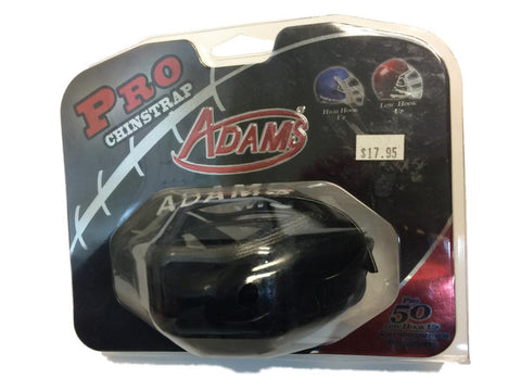 Shop Adams USA Pro 50 Black Youth/Adult High & Low Hook Up Football Chin Strap - Sporting Up