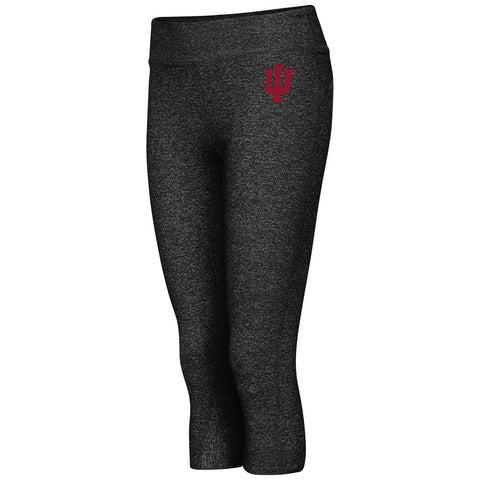 Compre leggings de longitud capri con banda gruesa negra para mujer de Indiana Hoosiers Colosseum - sporting up