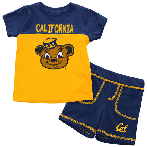 Shop California Golden Bears Colosseum BABY INFANT Cotton Shorts & Tee Outfit Set - Sporting Up