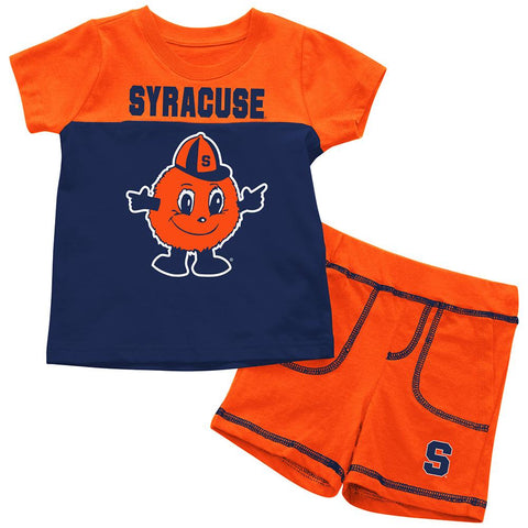 Shop Syracuse Orange Colosseum BABY INFANT Otto the Orange Shorts & Tee Outfit - Sporting Up