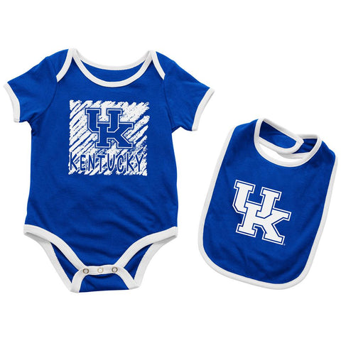 Shop Kentucky Wildcats INFANT BABY One Piece Bodysuit Outfit & Bib Set - Sporting Up