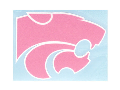 Kansas State Wildcats SDS Design Pink Fade Resistant Vinyl Decal (2,5" x 3,5") - Sporting Up
