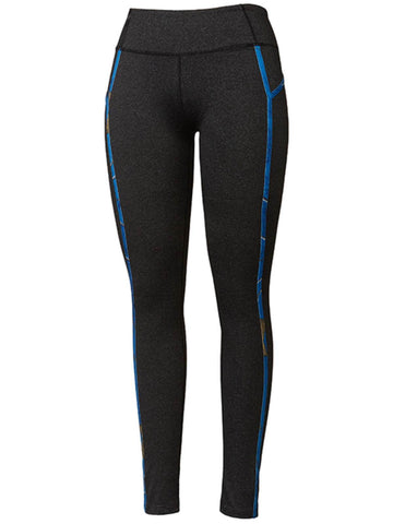 Boutique realtree camouflage colisée femmes noir bleu athlétique longueur cheville leggings - sporting up