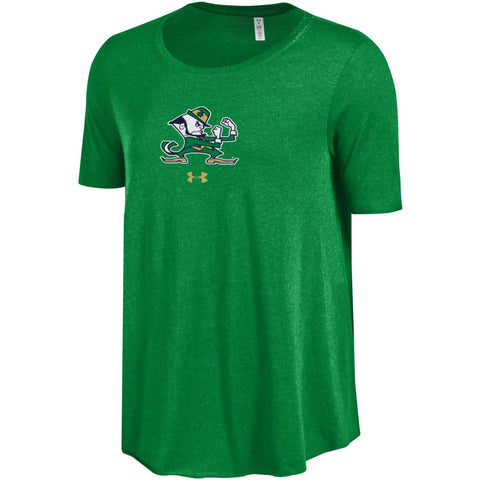 Kaufen Sie Notre Dame Fighting Irish Under Armour Damen-Heatgear-loses, weiches T-Shirt – sportlich