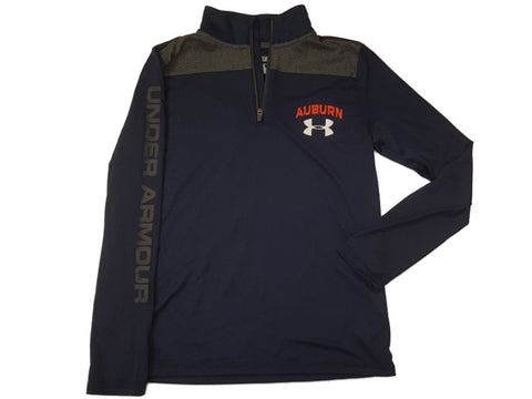 Auburn Tigers Under Armour Heatgear chaqueta tipo jersey ligera con cremallera de 1/4 para jóvenes (m) - sporting up
