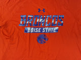 Boise State Broncos Under Armour Heatgear Orange SS T-Shirt mit Rundhalsausschnitt (L) – sportlich