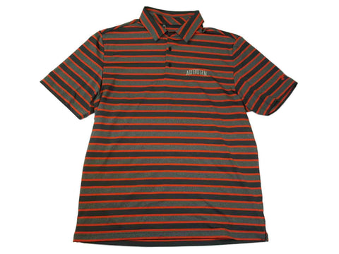 Shop Auburn Tigers Under Armour Heatgear Gray Orange Striped SS Golf Polo T-Shirt (L) - Sporting Up