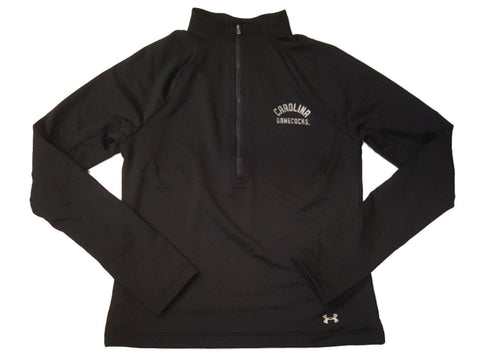 South carolina gamecocks under armour chaqueta (s) holgada negra con 1/2 cremallera para mujer - sporting up