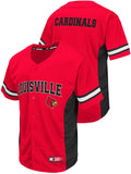 Louisville Cardinals Colosseum Red Polyester Replica Baseball Jersey - Sporting Up