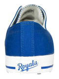 Kansas City Royals Row One zapatos unisex con cordones de lona con logo "kc" azul - sporting up