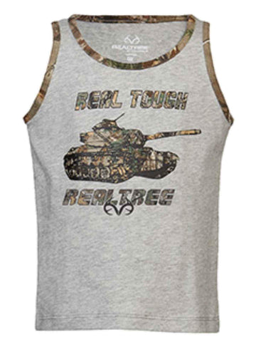 Shop Realtree Camouflage TODDLER "Real Tough" Sabre Tank Logo Tank Top T-Shirt - Sporting Up