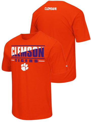 Clemson tigers colosseum orange lättvikts-t-shirt för aktiv träning som andas - sportig