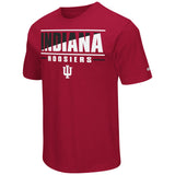 Indiana hoosiers colisseum camiseta de entrenamiento activo ligera y transpirable roja - sporting up