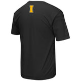 Iowa Hawkeyes Colosseum Black Lightweight Breathable Active Workout T-Shirt - Sporting Up