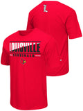 Louisville Cardinals Colosseum camiseta roja de entrenamiento activo, ligera y transpirable - sporting up