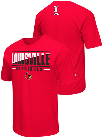 T-shirt d'entraînement actif léger et respirant rouge Colosseum des Cardinals de Louisville - Sporting Up