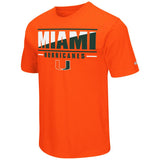 Miami Hurricanes Colosseum Orange Lightweight Breathable Active Workout T-Shirt - Sporting Up