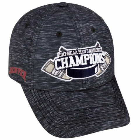 Casquette de chapeau de vestiaire des quatre champions congelés des pionniers de Denver 2017 de hockey universitaire - faire du sport