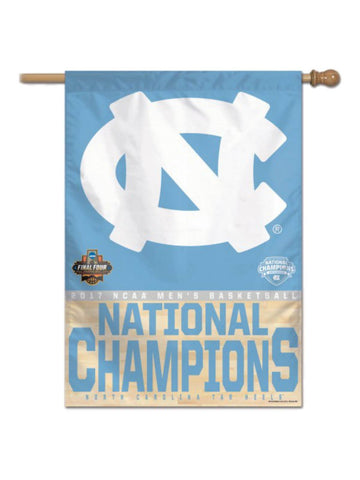 Shop North Carolina Tar Heels 2017 NCAA Basketball Champions Vertical Flag (28"x40") - Sporting Up