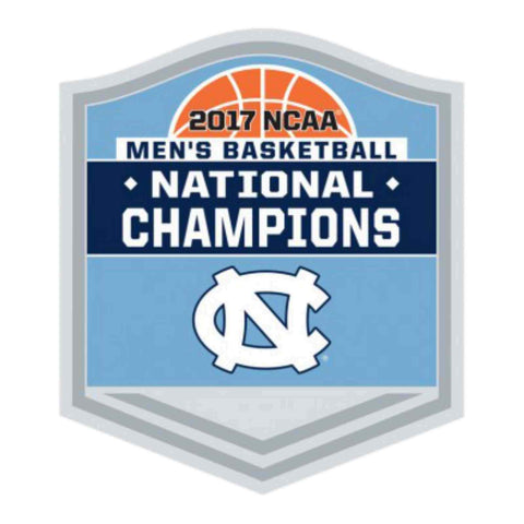 North Carolina Tar Heels 2017 NCAA Men's Basketball Champions „Plaque“ Anstecknadel – Sporting Up