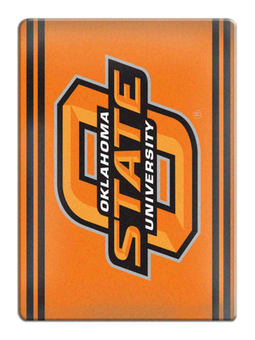 Oklahoma State Cowboys NCAA Boelter Brands orangefarbener Keramik-Kühlschrankmagnet – sportlich