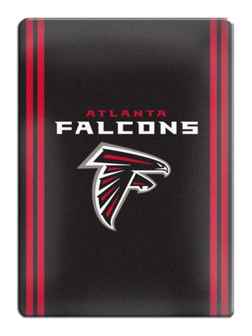 Atlanta falcons nfl boelter brands svart och röd keramisk kylskåpsmagnet - sportigt
