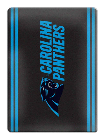 Carolina Panthers nfl boelter marcas imán de refrigerador de cerámica negro y azul - deportivo