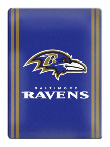 Baltimore ravens nfl boelter marcas imán de refrigerador de cerámica púrpura y oro - sporting up