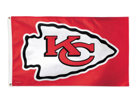 Shop Kansas City Chiefs NFL WinCraft Red Deluxe Indoor Outdoor Flag (3' x 5') - Sporting Up