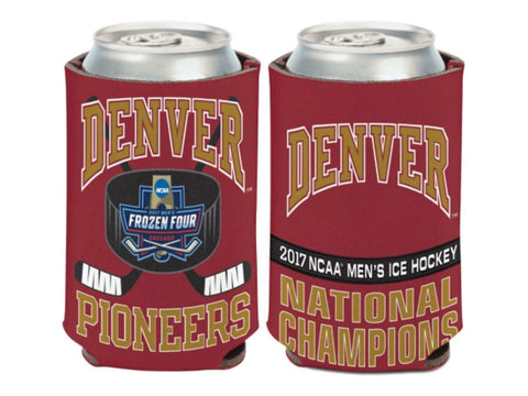 Shop Denver Pioneers 2017 NCAA Men's Hockey Frozen Four Champions Can Cooler - Sporting Up