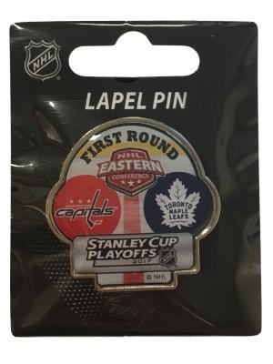 Shop Washington Capitals Toronto Maple Leafs 2017 Stanley Cup Playoffs Dueling Pin - Sporting Up