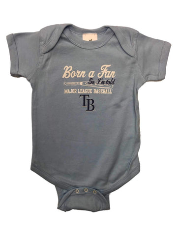 Compre traje de una pieza para bebé infantil de los Tampa Bay Rays, unisex, azul claro, Born a Fan - Sporting Up